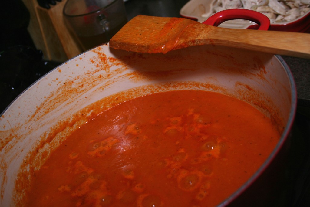 Italian Chicken Soup with Polenta Herb Dumplings