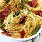 Crisp Prosciutto Asparagus Pasta