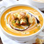 Roasted Butternut Squash and Parsnip Soup
