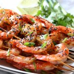 Grilled Orange Glazed Shrimp