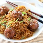 Teriyaki Meatball Noodles