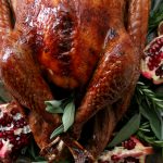 Pomegranate Glazed Roast Turkey