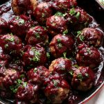 Cranberry Wine Meatballs