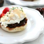 Bacon Jam Eggs Benedict